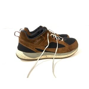 LL Bean Men's Brown Suede Mesh Breathable Comfort  Walking Sneakers Size 13 Wide